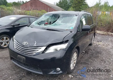 2012 Toyota Sienna Xle 7 Passenger из США, поврежденный, VIN 5TDDK3DC8CS044847